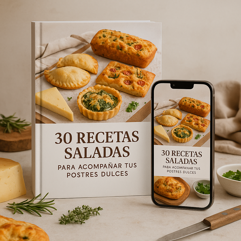 🍔 30 Recetas Saladas para Acompañar tus Postres Dulces